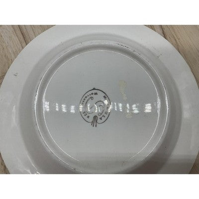 Vintage Georgia Souvenir Bowl Plate Empire State Of The South 22K Gold Trim