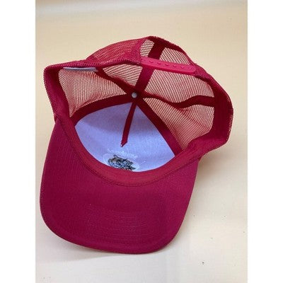 Ruby Tiger Vintage Baseball Trucker Hat Cap Red Adjustable