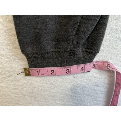 True Religion Pants Unisex Kids Small Gray Logo Ankle Joggers Sweatpants Fleece