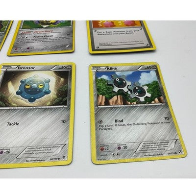 Pokemon TCG Card Lot 6pc Excadrill Aegislash Fraxure Bronzor Klink Revive Steel