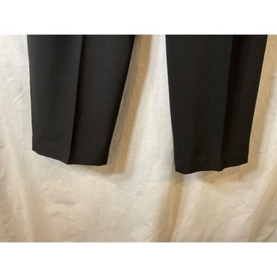 Dino DiVinci Men's Black Dress Pants 35W 28L, Pleated, Zip Fly, Hand Tailored