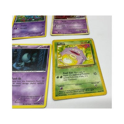 Pokemon TCG Card Lot 6pc Koffing Jynx Nidorina Sewaddle Elgyem Mixed Sets TCG