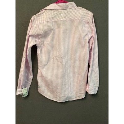 U.S. Polo Assn. Gingham Shirt L/14-16 Violet Mist New with Tags