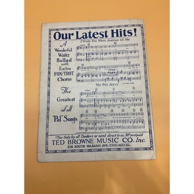 Lot of 4 Vintage Sheet Music – Jazz, Romance, and Nostalgia, "Deed I Do"