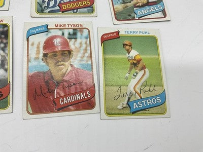 1978 Topps Baseball 20 Cards Vintage Blyleven Hough Boone Puhl Mendoza