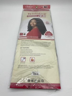 Outre X-Pression Twisted Up Springy Afro Twist 24in 3X 1 Black Hair Extensions