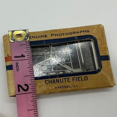 Chanute Field Rantoul ILL Vintage Souvenir Photo Booklet Tan Military Aviation