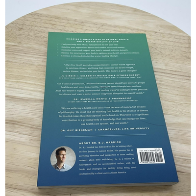Align Your Health by Dr. B.J. Hardick Paperback Wellness Nutrition Self-Help