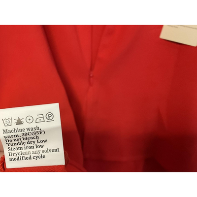 Dokotoo Romper Womens Large Red Sleeveless Layered Asymmetrical Dressy Overlay