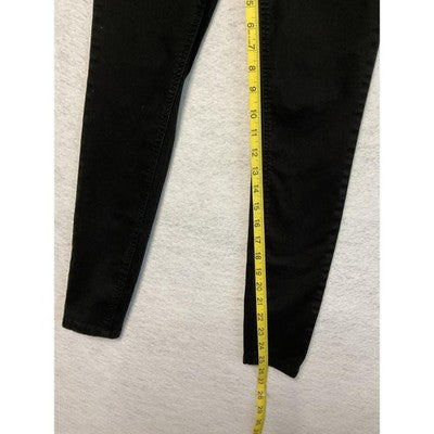 Almost Famous Jeans Womens 5 Mid Rise Skinny Pants Stretch Striped Waistband