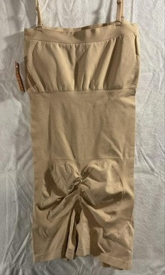 Lover-Beauty Shaper Bodysuit Womens XL/XXL Beige One Piece Slimming Shapewear