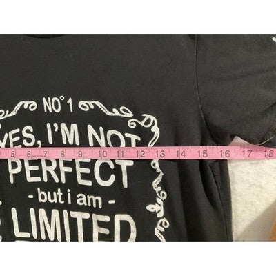 On Fire T-Shirt Dress Womens Large Black Graphic Limited Edition Side Tie Casual