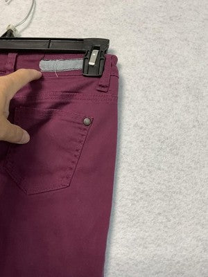 Celebrity Pink Silent Disco Jeans Womens 3 Burgundy Wine Skinny Stretch Juniors