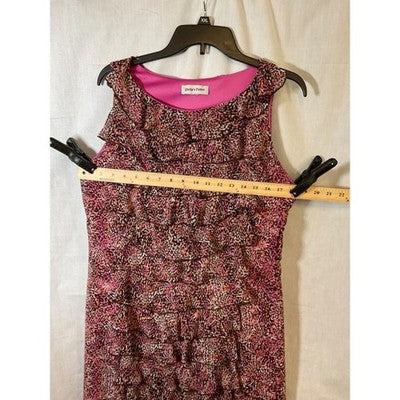 Shelby & Palmer Ruffled Junior Dress 16 or Women Small? see measurements, Lined