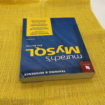 Murach's MySQL Joel Murach 2nd Edition 2015 Paperback SQL Database Training Book