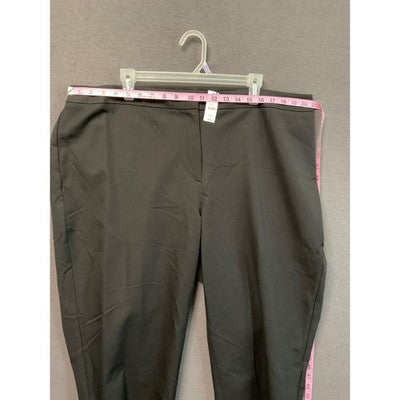 Talbots 20W Black Dress Pants Women’s Stretch Work Slacks NWT Casual Wear