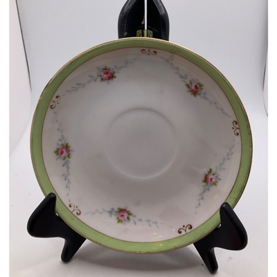 Vintage Japanese Tea Cup & Saucer Set - Hand-Painted Floral, Delicate Design