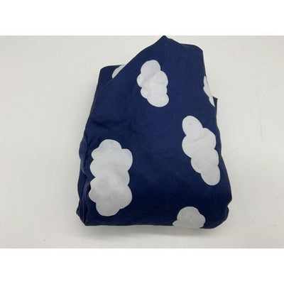 2 Biloban Baby Bassinet Fitted Sheets Cloud Print Gray OEKO-TEX Standard Nursery