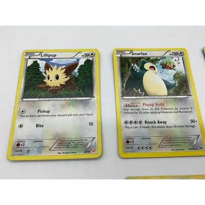 Pokemon TCG Card Lot 6pc Snorlax Ditto Farfetchd Bidoof Normal Type Collection