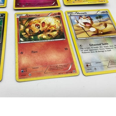 Pokemon TCG Card Lot 6pc Sneasel Chimchar Meowth Flabebe Magnemite Water Energy