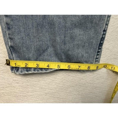 Nautica Jeans Mens 38x34 Blue Light Wash Straight Leg Denim Classic 5-Pocket