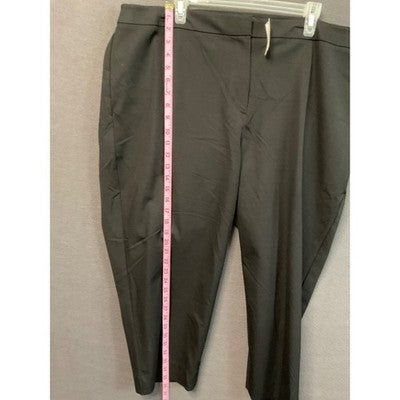 Talbots 20W Black Dress Pants Women’s Stretch Work Slacks NWT Casual Wear