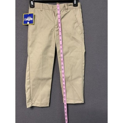 A+ School Uniform Pants Boys 4 Double Knee Adjustable Waist Durable New