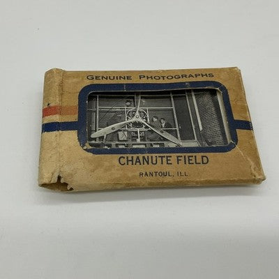 Chanute Field Rantoul ILL Vintage Souvenir Photo Booklet Tan Military Aviation