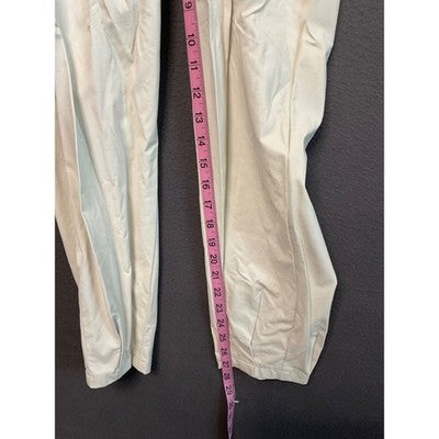 Like an Angel White Faux Leather Lounge Pants Top Set S Joggers Bralette Biker