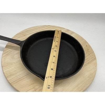 Cast Iron Skillet Frying Pan 2 Pour Spouts Rustic Kitchen Cookware Camping VTG