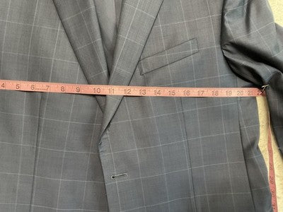 Angelos Suit Men 42 Blue Wool Plaid 2 Piece Pants 37x31 Super 150s Canada