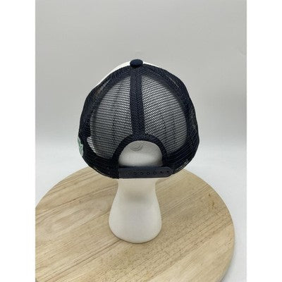Air Products Hat Cap Snap Back Mens White Blue Rainbow Trucker Mesh Baseball
