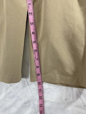 Nautica School Uniform Shorts Boys 12 Beige Elastic Waist Drawstring Stretch