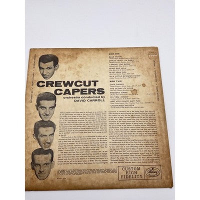 Vintage 1956 The Crew Cuts LP Rock And Roll Bash Mercury MG 20144 Classic Rock
