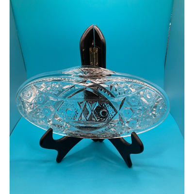 Vintage Prescut Clear Candy/Nut Dish - 8" x 4" Versatile Elegance