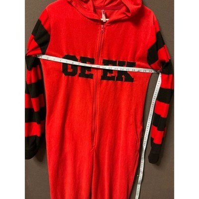 Tarae by Rue 21 Geek Hooded Fleece One piece Medium Lounge Pajamas Unisex