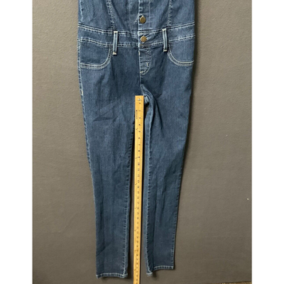 Vintage Andrea Jeans Sleeveless Blue Denim Jumpsuit Small Y2K, 90's