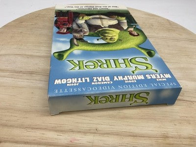 Shrek Special Edition VHS 2001 DreamWorks Animated Family Movie PG Videocassette