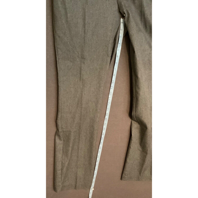 Croft & Barrow Women Effortless Stretch Pants Size 10 Long Gray Dress Pants NTW