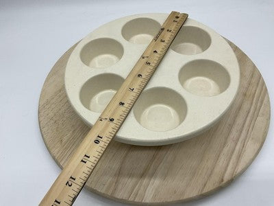 Microware Bundt Ring Cake Mold Pan 10 In Beige 2 Piece USA Microwave Bakeware