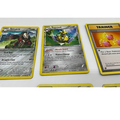 Pokemon TCG Card Lot 6pc Excadrill Aegislash Fraxure Bronzor Klink Revive Steel