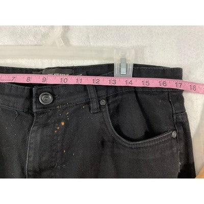 Legendary Status Cargo Pants Mens 35 Black Moto Ribbed Grunge Streetwear Utility