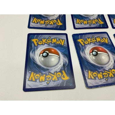 Pokemon Trading Card Lot Grass Type 6 Cards Green Snivy Treecko TCG