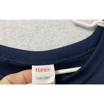 Hanes Shirt Mens 3XL Navy Cool DRI Performance Athletic Moisture Wicking Tee