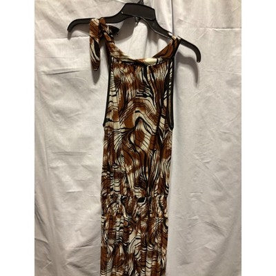 Women's Med Romper, Sleeveless, Multicolor, Elastic Waist, Jeggings Look