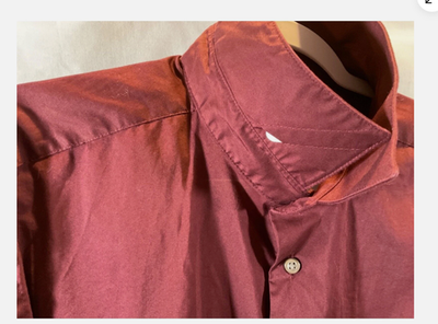 Madison Shirt Mens XL Red Solid Slim Fit Dynamic Cooling Long Sleeve Dress Shirt
