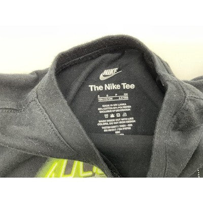 Nike Shirt Youth Small Black Neon Jumping Beans Sweater Boys 4T Striped Blue