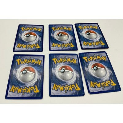 Pokemon Card Lot 6pc Cubone Machop Quagsire Geodude Mankey Phanpy TCG Fighting