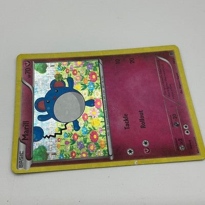 Pokemon Marill Card McDonald's 2015 Promo 10/12 Pink Holo Foil Fairy TCG Card