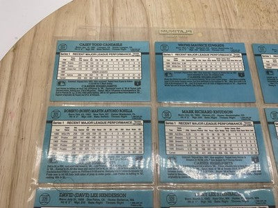 1991 Donruss Baseball 9 Cards Lot Bonilla Henderson Steinbach Minor League